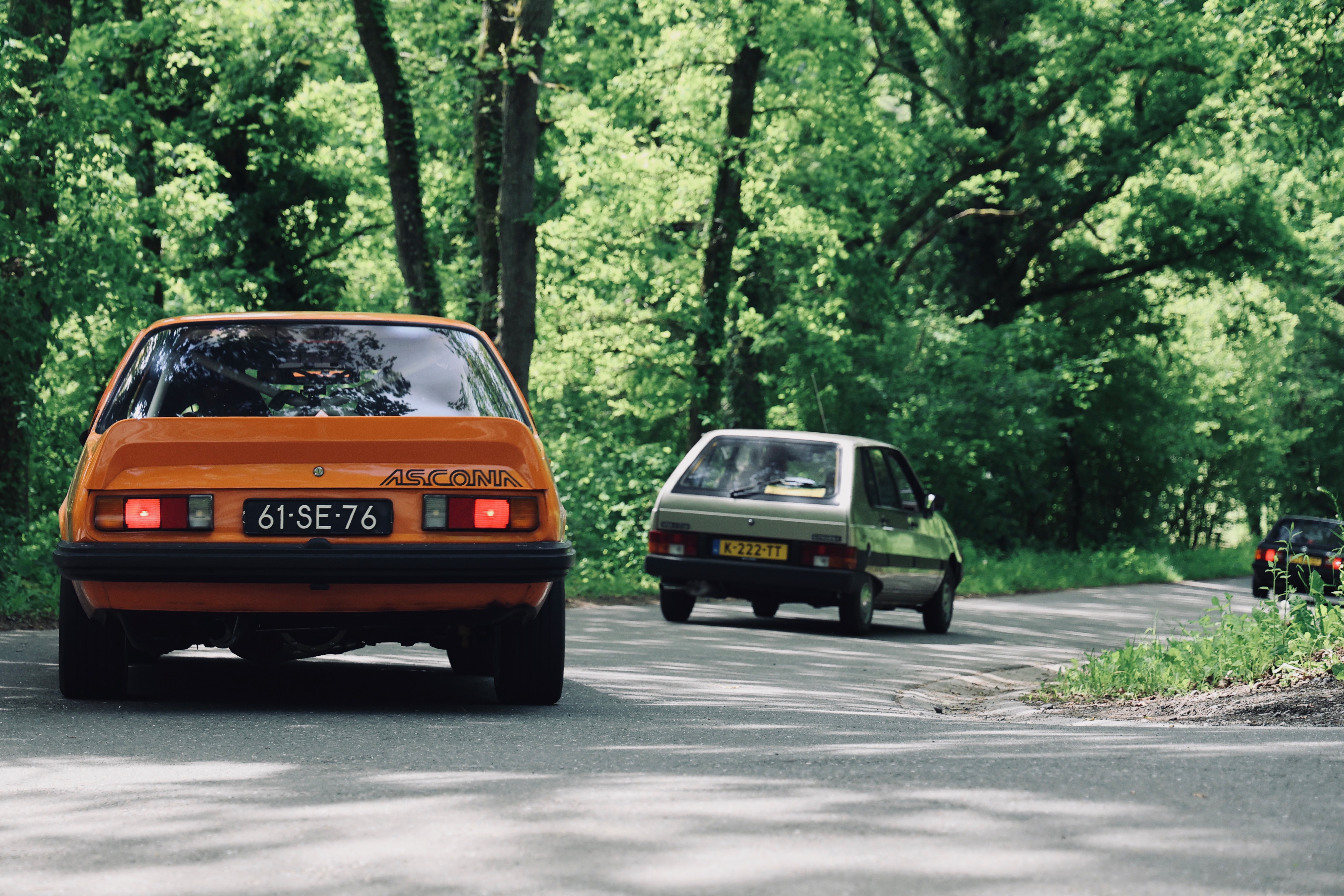 Opel Ascona-B Oranje Opel Ascona B 2.5CIH met 212PK