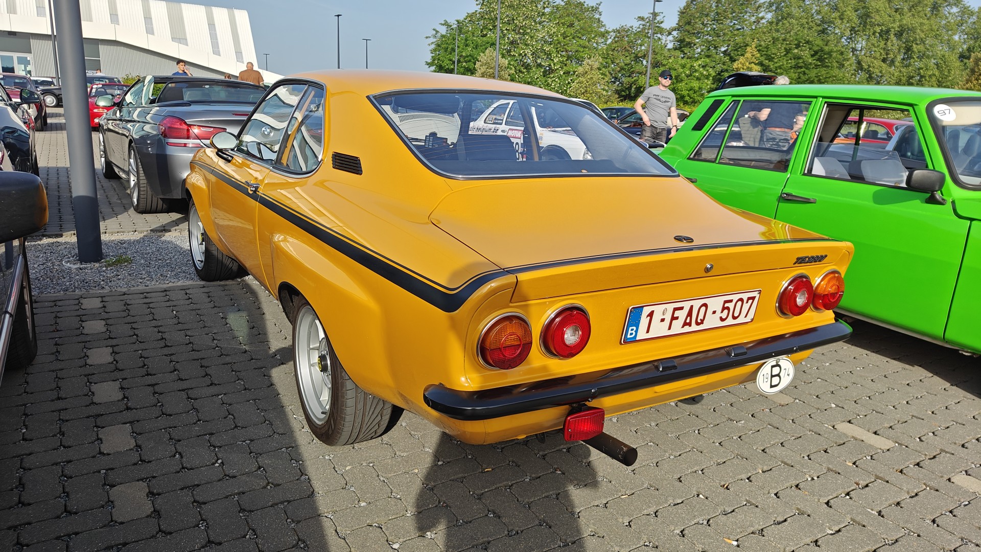Opel Ascona-B Oranje Opel Ascona B 2.5CIH met 212PK
