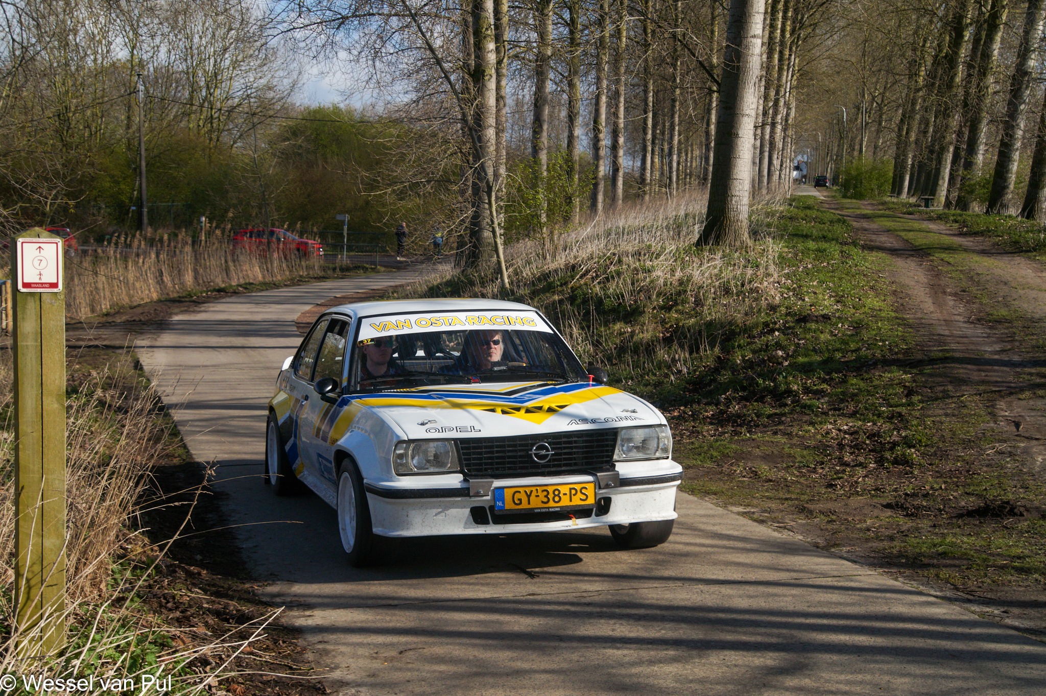 Opel Ascona-B Oranje Opel Ascona B 2.5CIH met 212PK