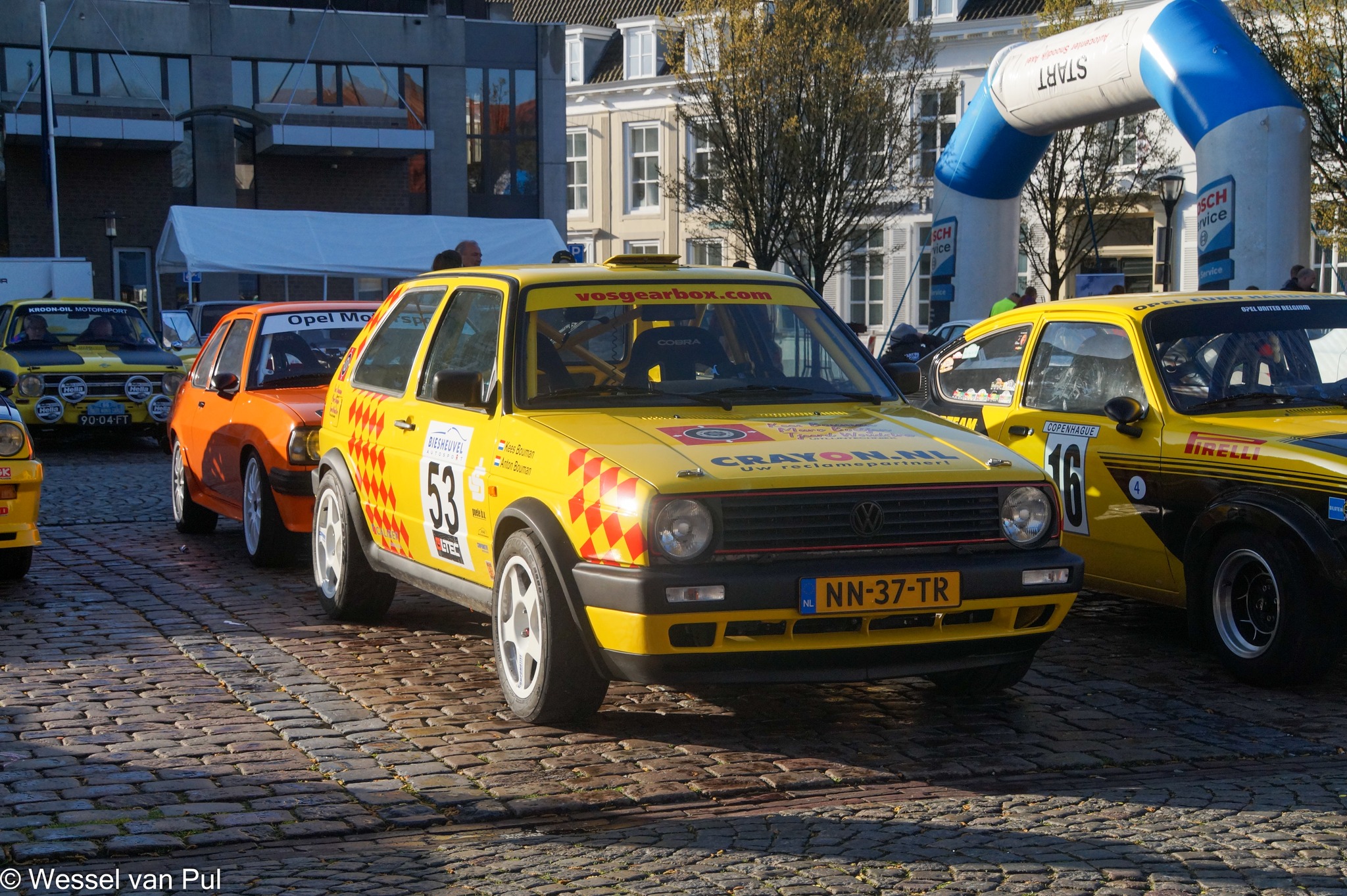 Opel Ascona-B Oranje Opel Ascona B 2.5CIH met 212PK