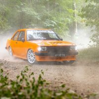 Oranje Opel Ascona B 2.5CIH met 212PK