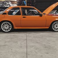 Oranje Opel Ascona B 2.5CIH met 212PK
