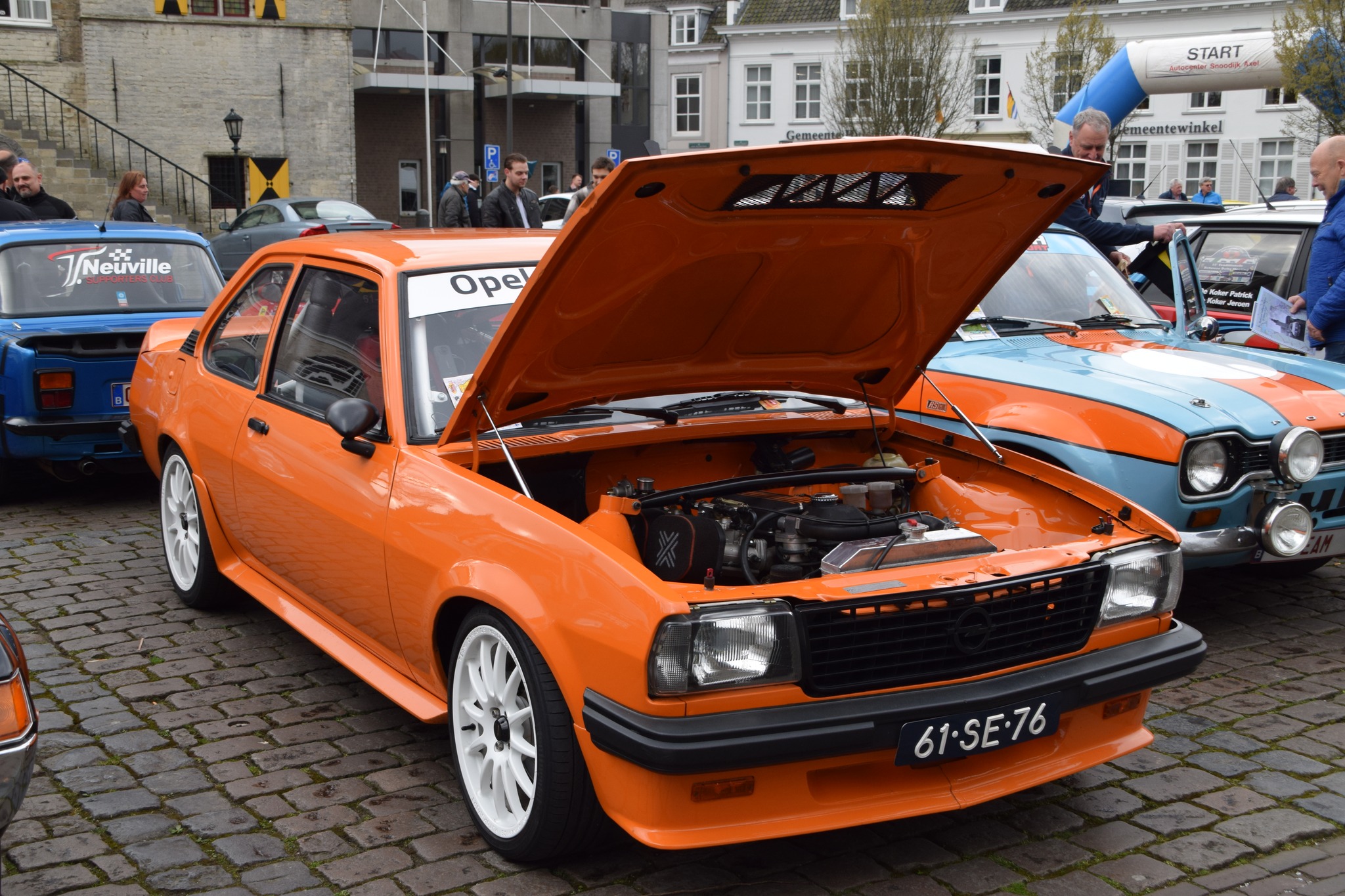 Opel Ascona-B Oranje Opel Ascona B 2.5CIH met 212PK