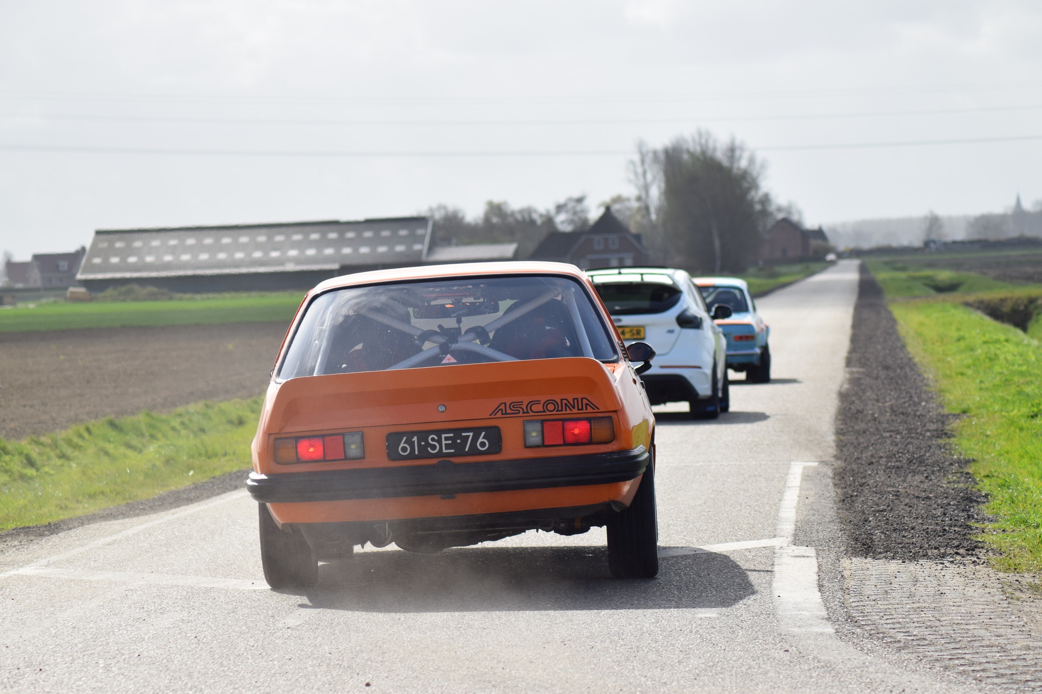 Opel Ascona-B Oranje Opel Ascona B 2.5CIH met 212PK