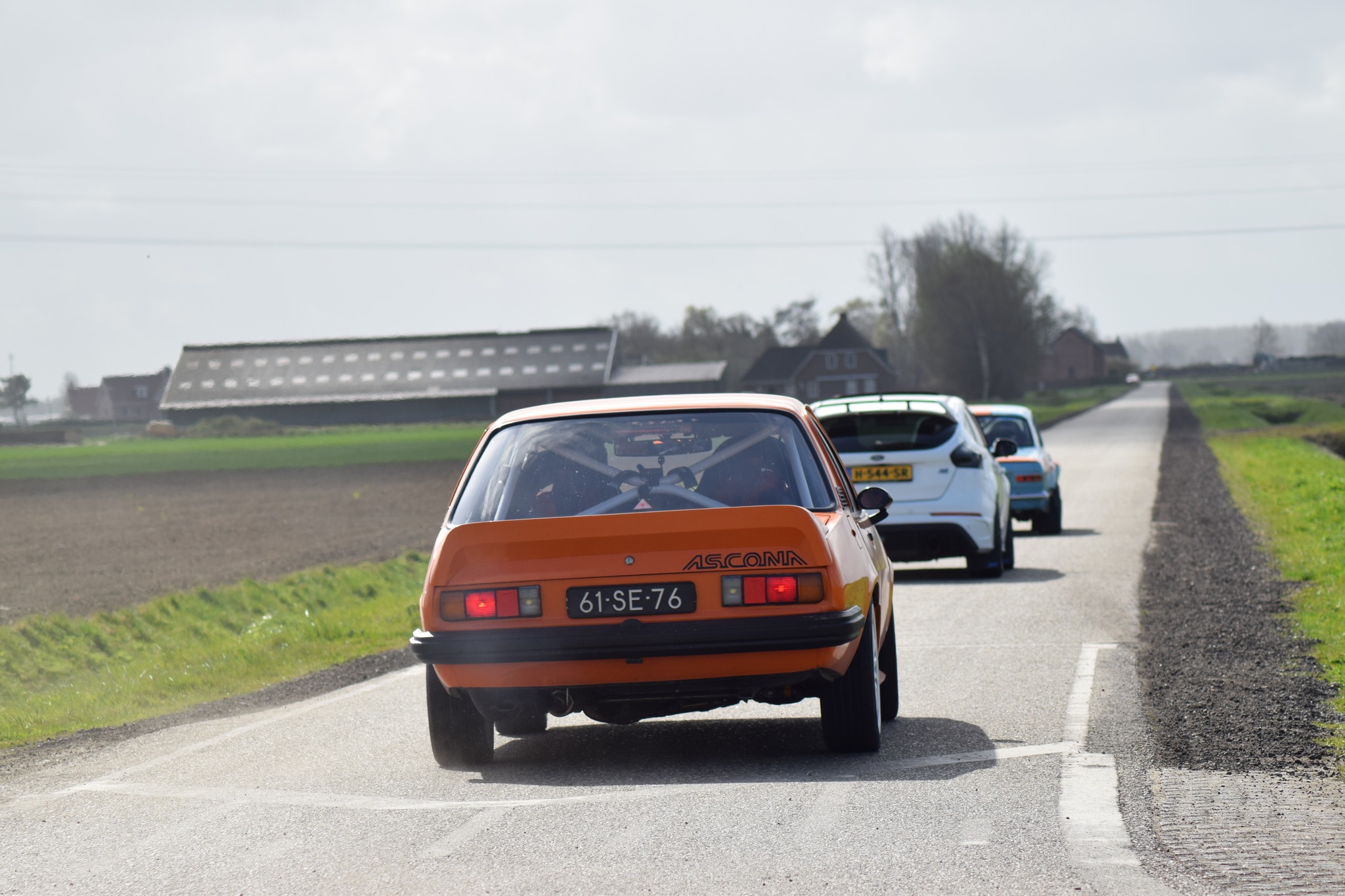 Opel Ascona-B Oranje Opel Ascona B 2.5CIH met 212PK