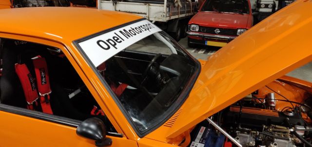 Opel Ascona-B Oranje Opel Ascona B 2.5CIH met 212PK